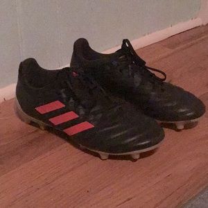Adidas copa cleats size 8 women’s/6.5 mens red black and grey